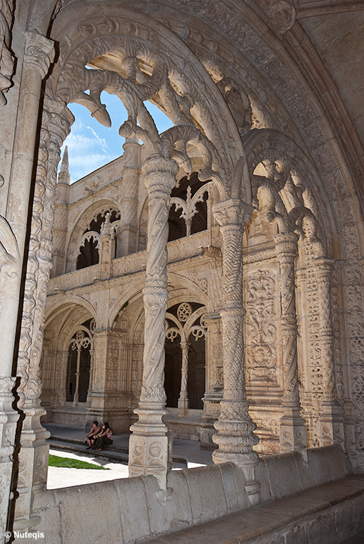 Lizbona, krużganki Mosteiro dos Jerónimos